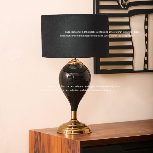 آباژور رومیزی کد AB125 باتومی مشکی