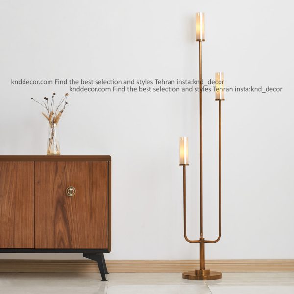 استند مدرن 3 شاخه سانتیک 902 با حباب 6 دوگلس شامپاین