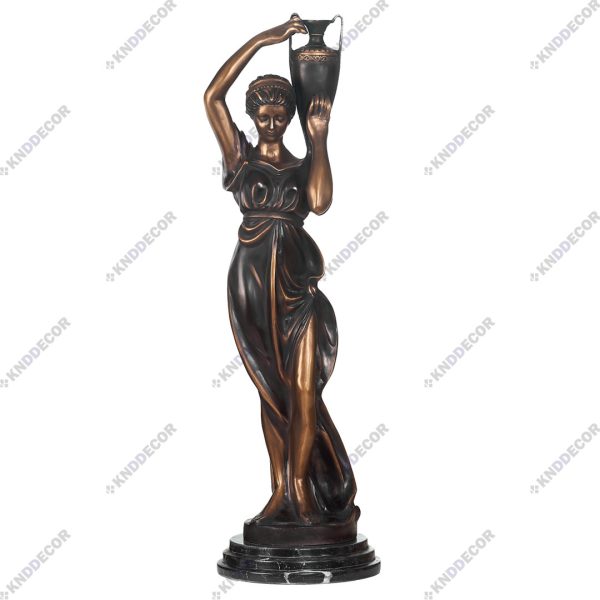 مجسمه کد MS121 زن کوزه به دوش یک متری