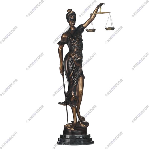 مجسمه کد MS125 عدالت ترازو به دست