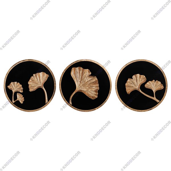 تابلو دکوراتیو مدرن رزین 55 سانتی مدل پریکا طلایی DE7071GL کدFR156