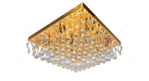 نحوه تمیز کردن لوستر طلایی