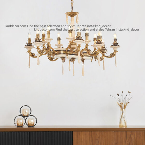 لاینر آوا پتینه سنگ کرم دو سنگ آویز سنگ عرض 15*50 سانت 8