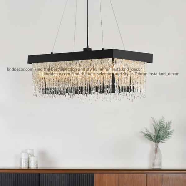 لاينر 3090 مشكي 90 سانت با كريستال قنديلي