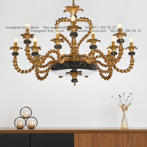 لوستر مرجان فورتيك سنگ مشكي 12