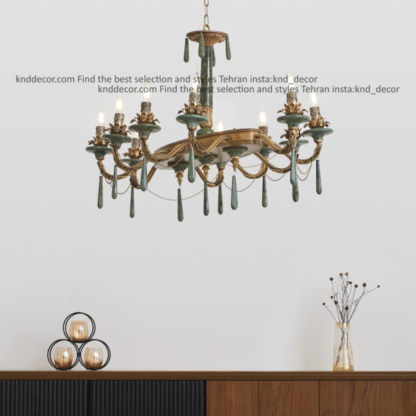 لاينر رويال آنتيك سنگ سبز زنبق آفتاب آويز سنگ عرض 15*70 سانت 10