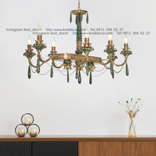 لاينر رويال آنتيك سنگ سبز زنبق آفتاب آويز سنگ عرض 15*50 سانت 8