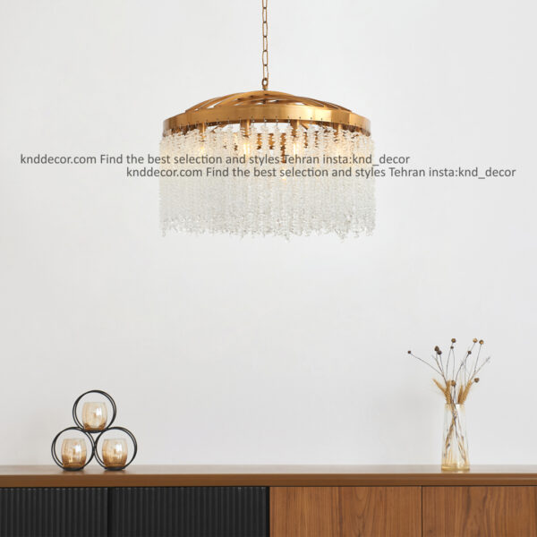 لوستر 2091 سانتيك 50 سانت با كريستال ريسه اي سايز بندي