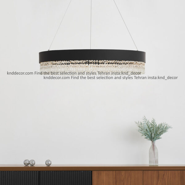 لوستر 2092 مشكي 70 سانت با كريستال كله قندي گريد 2