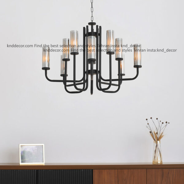 لوستر 1501 مشكي 10 با حباب قطر 6 دوگلس