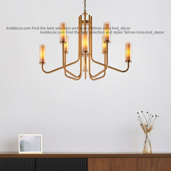 لوستر 3051 سانتيك 8 با حباب قطر 6 دوگلس