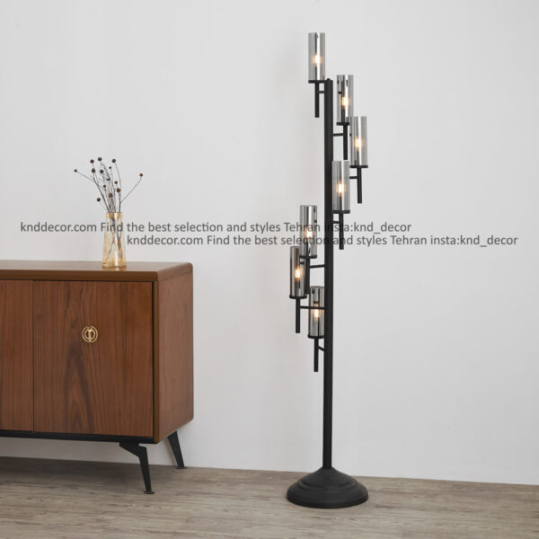 استند 1021 مشكي 7 با حباب قطر 6 شياردار