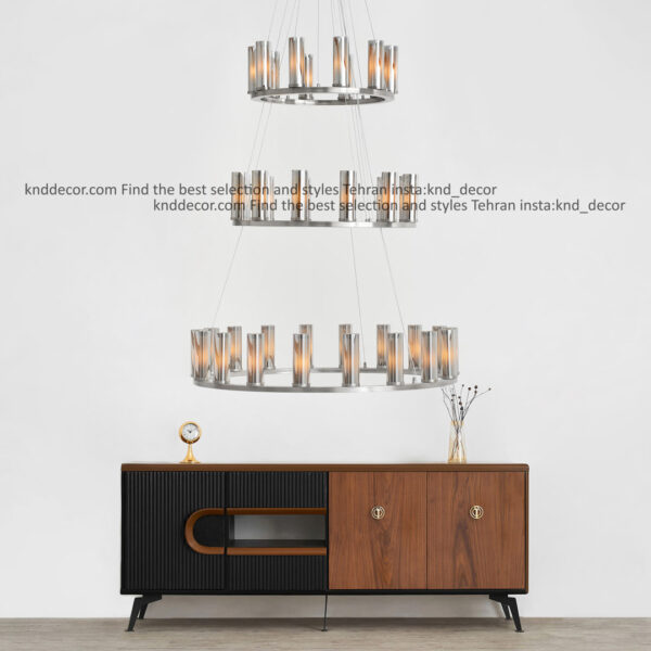 لوستر 1041 كروم 40 با حباب قطر 6 دوگلس