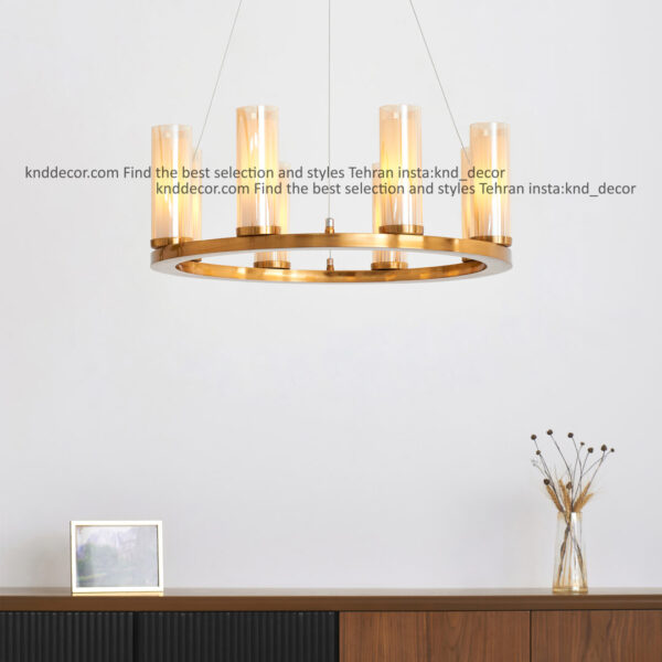 لوستر 1041 سانتيك 8 با حباب قطر 6 دوگلس