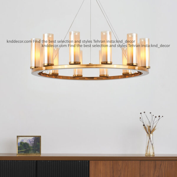 لوستر 1041 سانتيك 12 با حباب قطر 6 دوگلس