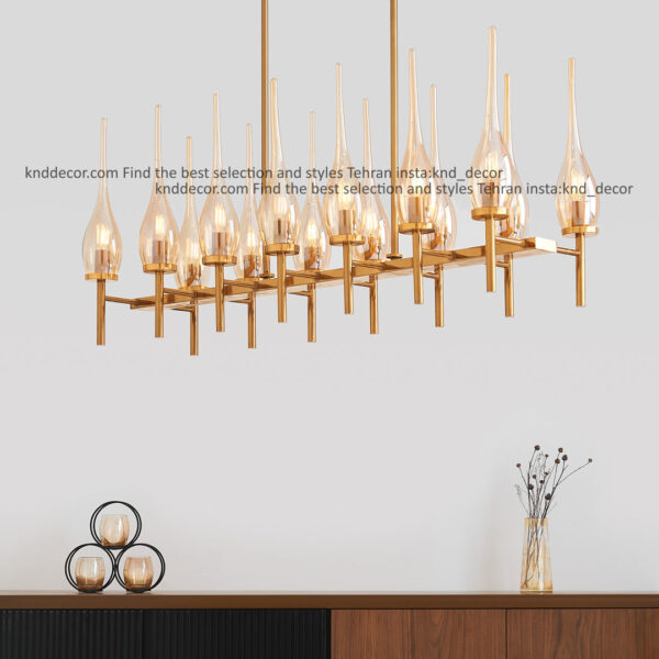 لاينر 1021 سانتيك 14 با حباب 310 شياردار عسلی