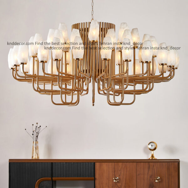 لوستر 1501 سانتيك 48 با حباب 120