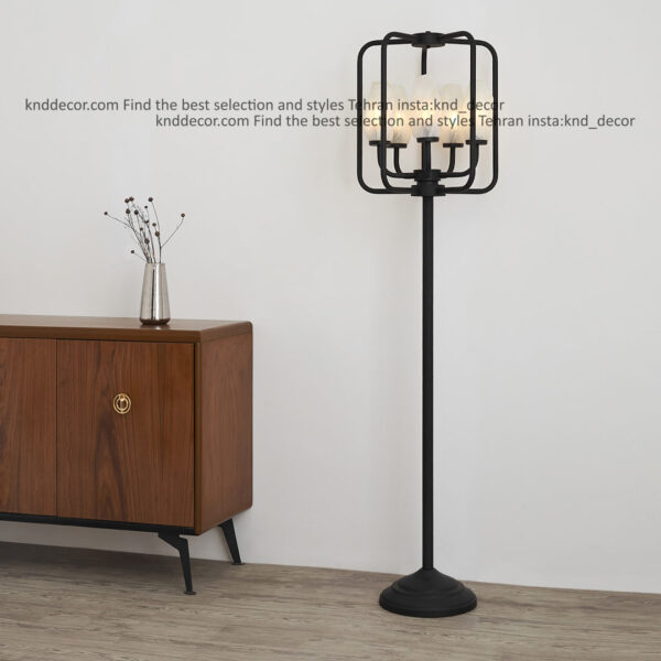 استند فانوسي 1501 مشكي 5 با حباب 120