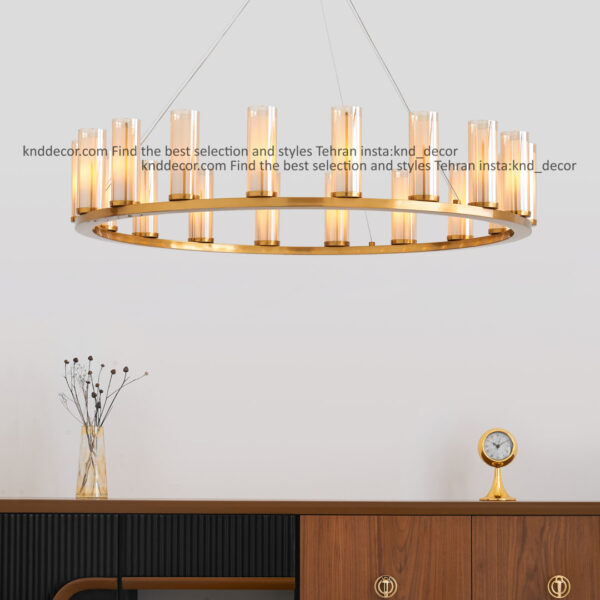 لوستر 1041 سانتيك 18 با حباب قطر 6 دوگلس