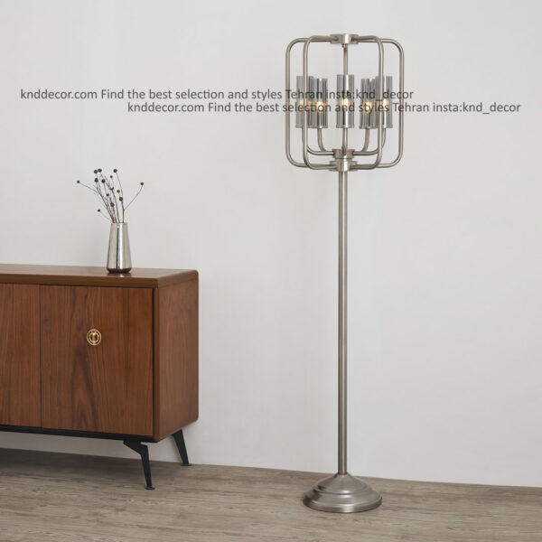 استند فانوسي 1501 كروم 5 با حباب قطر 6 شياردار