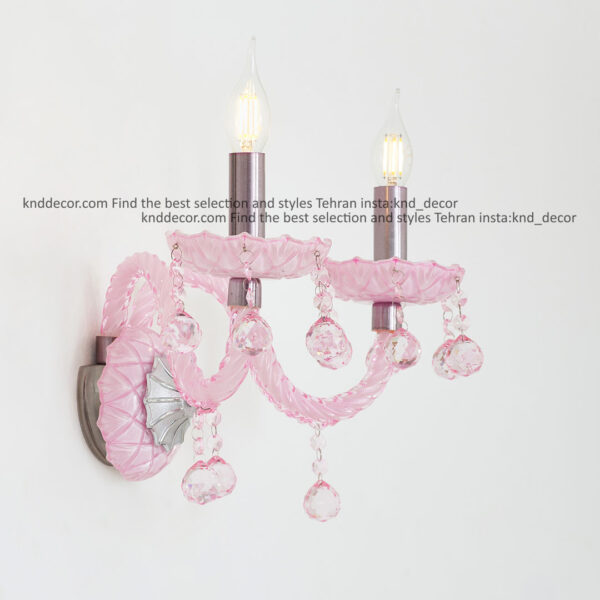 ديواري والتر صورتي 22 سانت 2 جفت 2 شاخه 2P