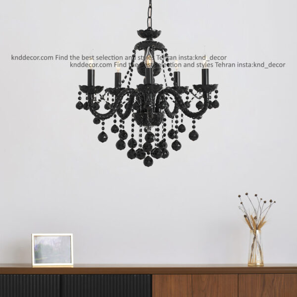 لوستر والتر مشكي 22 سانت 2 جفت 5 شاخه TP