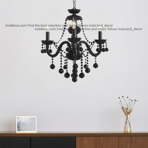 لوستر والتر مشكي 22 سانت 2 جفت 3 شاخه TP