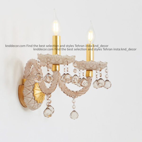 ديواري والتر شامپايني 22 سانت 2 جفت 2 شاخه 2P