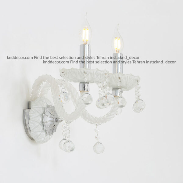 ديواري والتر سفيد 22 سانت 2 جفت 2 شاخه 2P