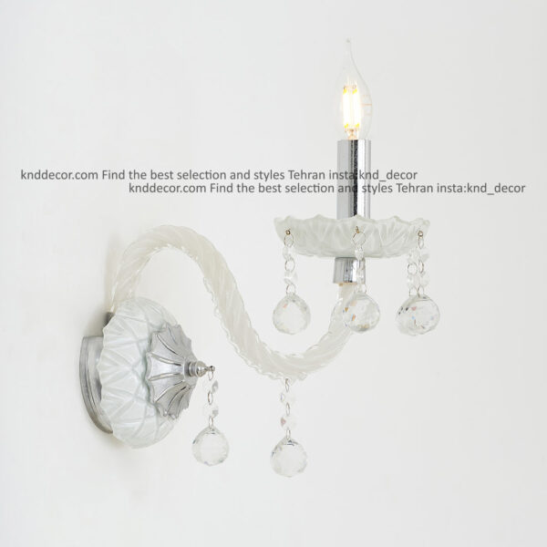 ديواري والتر سفيد 22 سانت 2 جفت 1 شاخه 2P